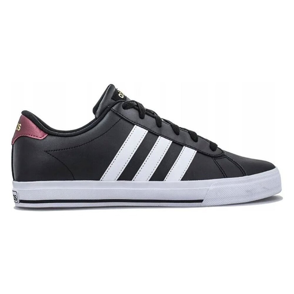 Adidas Neo Daily Men’s Sneakers – Black/White/Maroon